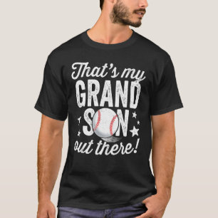 T-shirt grand-mère de baseball, c'est mon petit-fils...