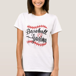 T-shirt Grand-mère de baseball fière