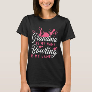 T-shirt Grand-mère de Bowling est mon nom Bowling I