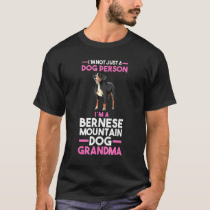 T-shirt Grand-mère de chien Bernese Mountain Grandma