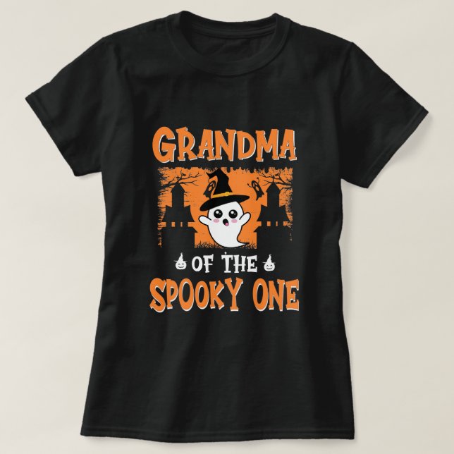 T-shirt Grand-mère de la Éffrayante, 1er anniversaire Hall (Design devant)