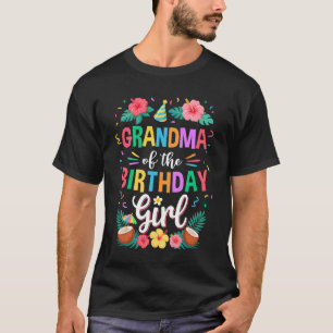 T-shirt Grand-mère de la fille d'anniversaire Aloha Hawaii