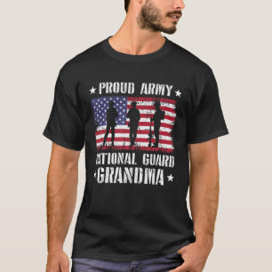 T-shirt Grand-mère de la Garde nationale de l'Armée Fière 