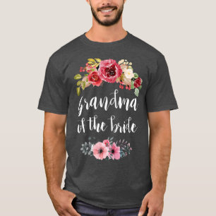 T-shirt Grand-mère de la mariée Femmes Cadeau de mariage p
