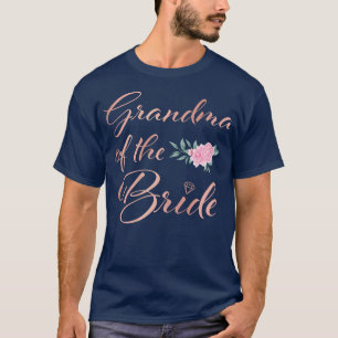 T-shirt Grand-mère de la mariée grand-mère du Bri