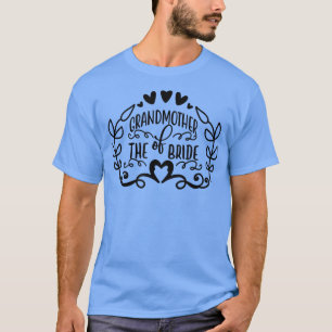 T-shirt Grand-mère de la mariéeFête de mariage de la marié