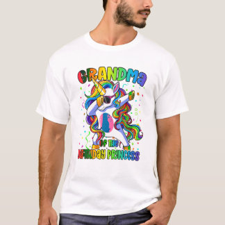 T-shirt Grand-mère de la princesse d'anniversaire