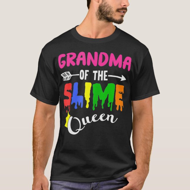T-shirt Grand-Mère De La Reine Anniversaire Famille Branch (Devant)