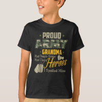 Grand-mère de l'Armée Fière Chemise Super-Cool Gr