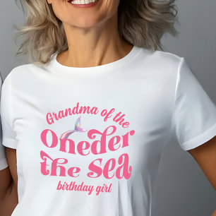 T-shirt Grand-mère de Oneder la sirène de la mer fille qui