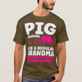 T-shirt Grand-mère de porc comme un grand-bébé ordinaire57