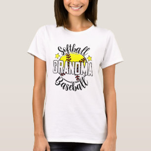 T-shirt Grand-mère de softball de baseball