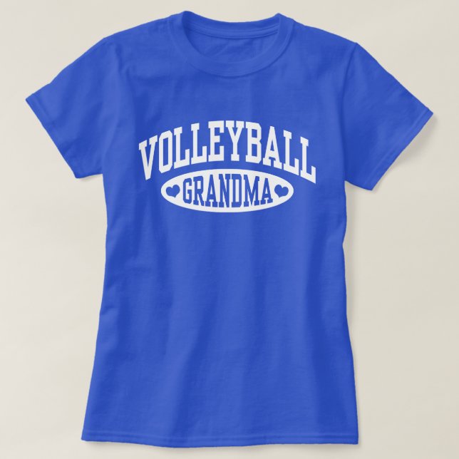 T-shirt Grand-mère de volley-ball (Design devant)