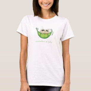 T-shirt Grand-mère des jumeaux - Deux petits pois dans une