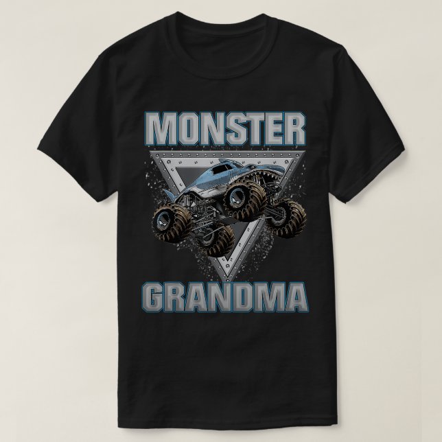 T-shirt Grand-mère du camion Monster (Design devant)
