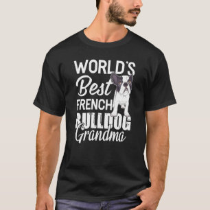 T-shirt Grand-mère du chien taureau français
