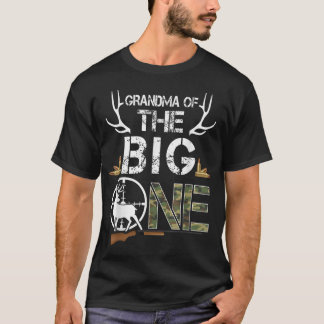 T-shirt Grand-Mère Du Gros Chasseur De Cerfs D'Anniversair