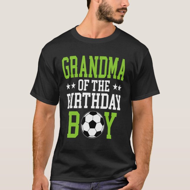 T-shirt Grand-mère du Joueur de Football Anniversaire (Devant)
