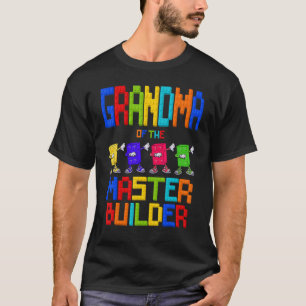 T-shirt Grand-mère du Maître Constructeur Anniversaire Gar