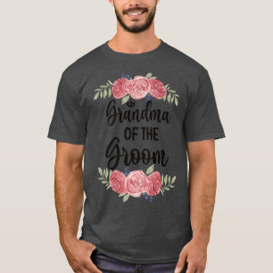 T-shirt Grand-mère du marié, fête de mariage, douche du ma