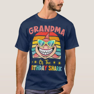T-shirt Grand-Mère Du Requin Anniversaire Famille Annivers