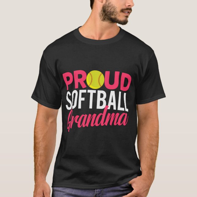T-shirt Grand-mère du softball (Devant)