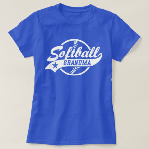 T-shirt Grand-mère du softball