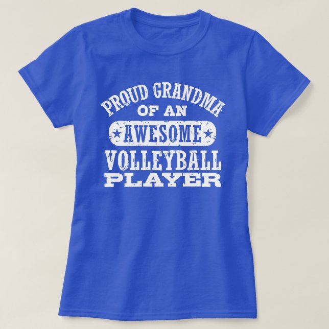T-shirt Grand-mère du volley-ball (Design devant)
