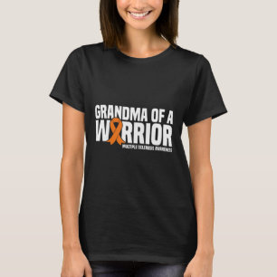 T-shirt Grand-Mère D'Un Guerrier Mme Sclérose En Plaques