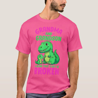 T-shirt Grand-Mère Et Grand-Fils Une Obligation Qui Ne Peu