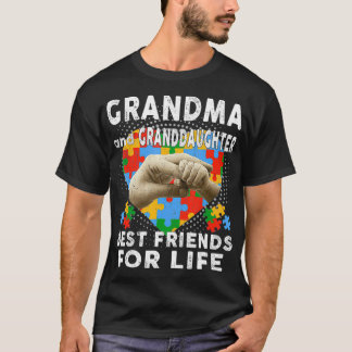 T-shirt Grand-mère et petite-fille Meilleurs amis pour la