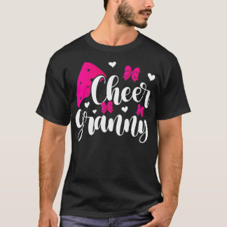 T-shirt Grand-Mère Fière Grand-Mère D'Une Pom-pom girl