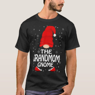 T-shirt Grand-mère Gnome Noël drôle famille jumeler