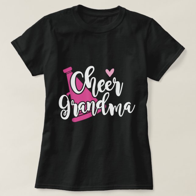 T-shirt Grand-mère joyeux - Fier Grand-mère meneur (Design devant)