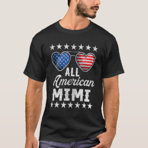 T-shirt Grand-Mère Le 4 Juillet Femmes Tous Américains Mim