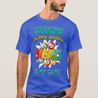 T-shirt Grand-mère Lotto Joueur Funny Bingo