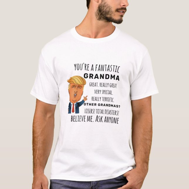 T-shirt Grand-mère Meilleur cadeau (Devant)