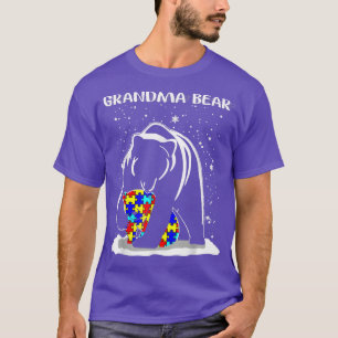 T-shirt Grand-mère Ours Sensibilisation sur l'autisme Gran