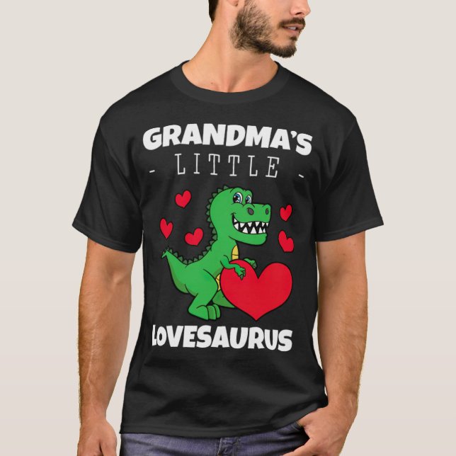 T-shirt Grand-mère Petit Lovesaurus galop poney (Devant)