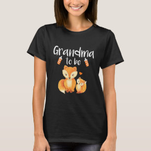 T-shirt Grand-mère pour être Fox Baby shower mignonne an