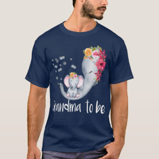 T-shirt Grand-mère pour être un Baby shower éléphant pour 