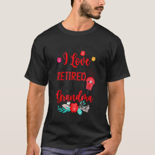 T-shirt Grand-mère Retraitée Postal Worker Retraite Mail L