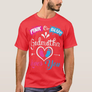 T-shirt Grand-mère rose ou bleu aime l'apparence révélatri