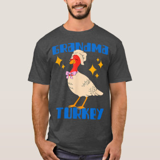 T-shirt Grand-mère Turquie Bon thanksgiving correspondant 