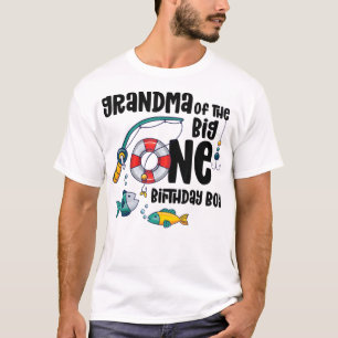 T-shirt Grand-mère Un garçon de 1 an Pêche anniversaire T-
