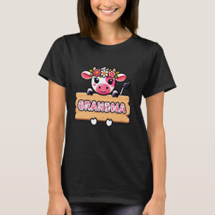 T-shirt Grand-mère vache Anniversaire Enfant Famille Anniv
