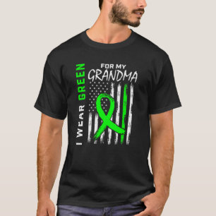T-shirt Grand-mère verte Maladie du rein Cérébral Palsy Aw