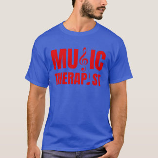 T-shirt Grand Musicherapistypeset vintage