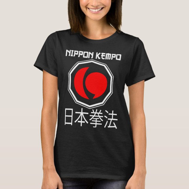 T-shirt Grand Nippon Kempo Design Japon Shorinji Karate (Devant)