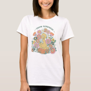 T-shirt Grand Oiseau   Graphisme floral de gentilité